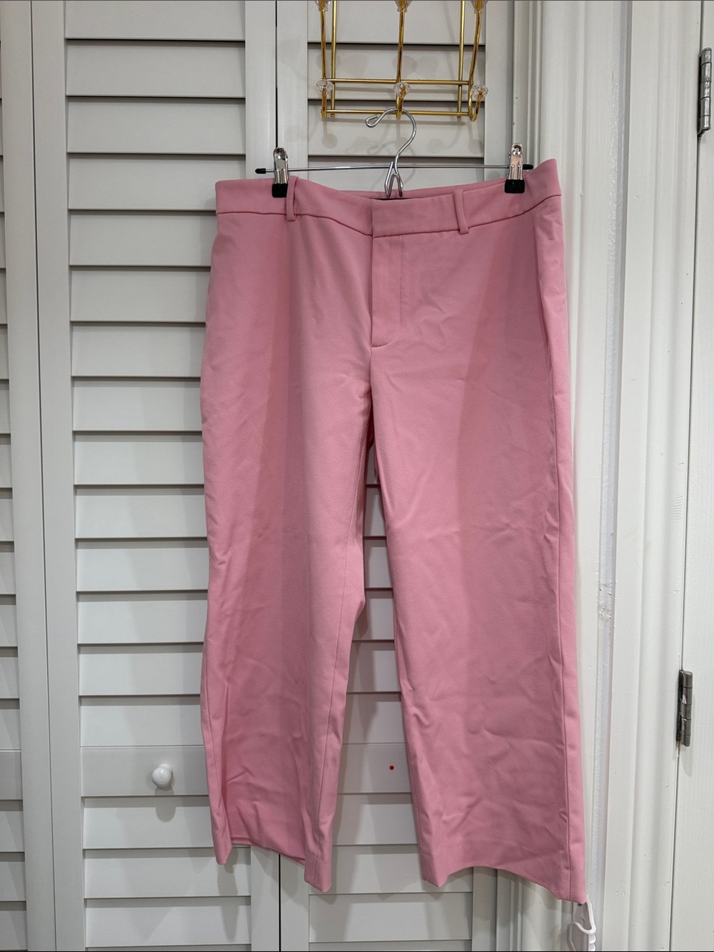 Zara Pink Straight leg pants
